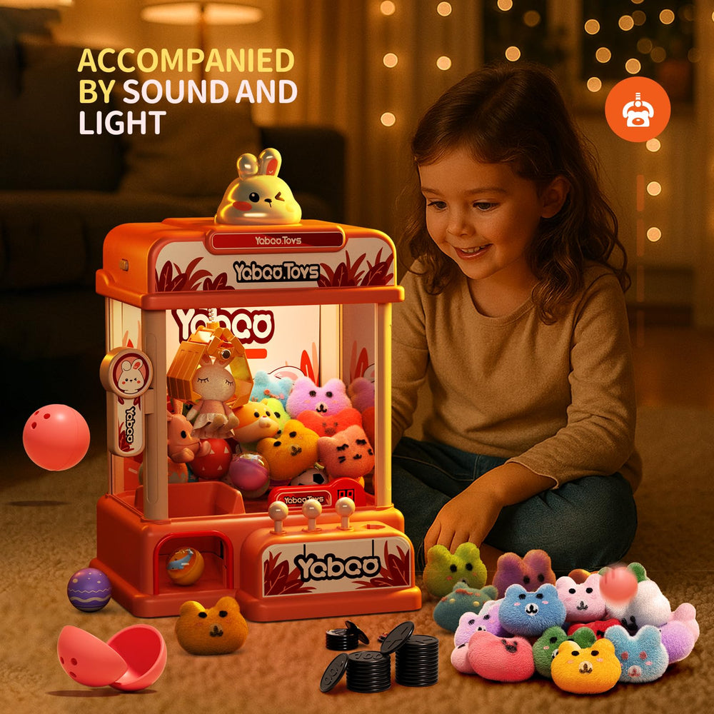 Orange Ocean interior with plush toys and eggs inviting curiosity