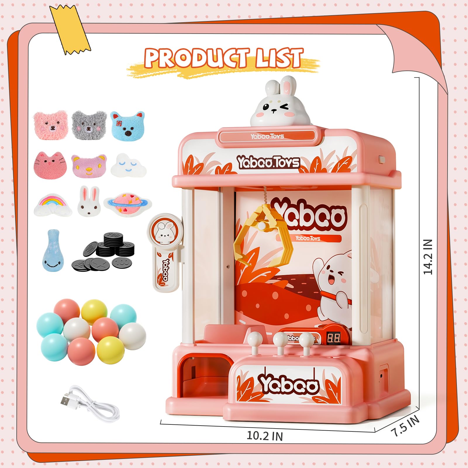 Orange Ocean close-up on prizes and lights for exciting gameplay