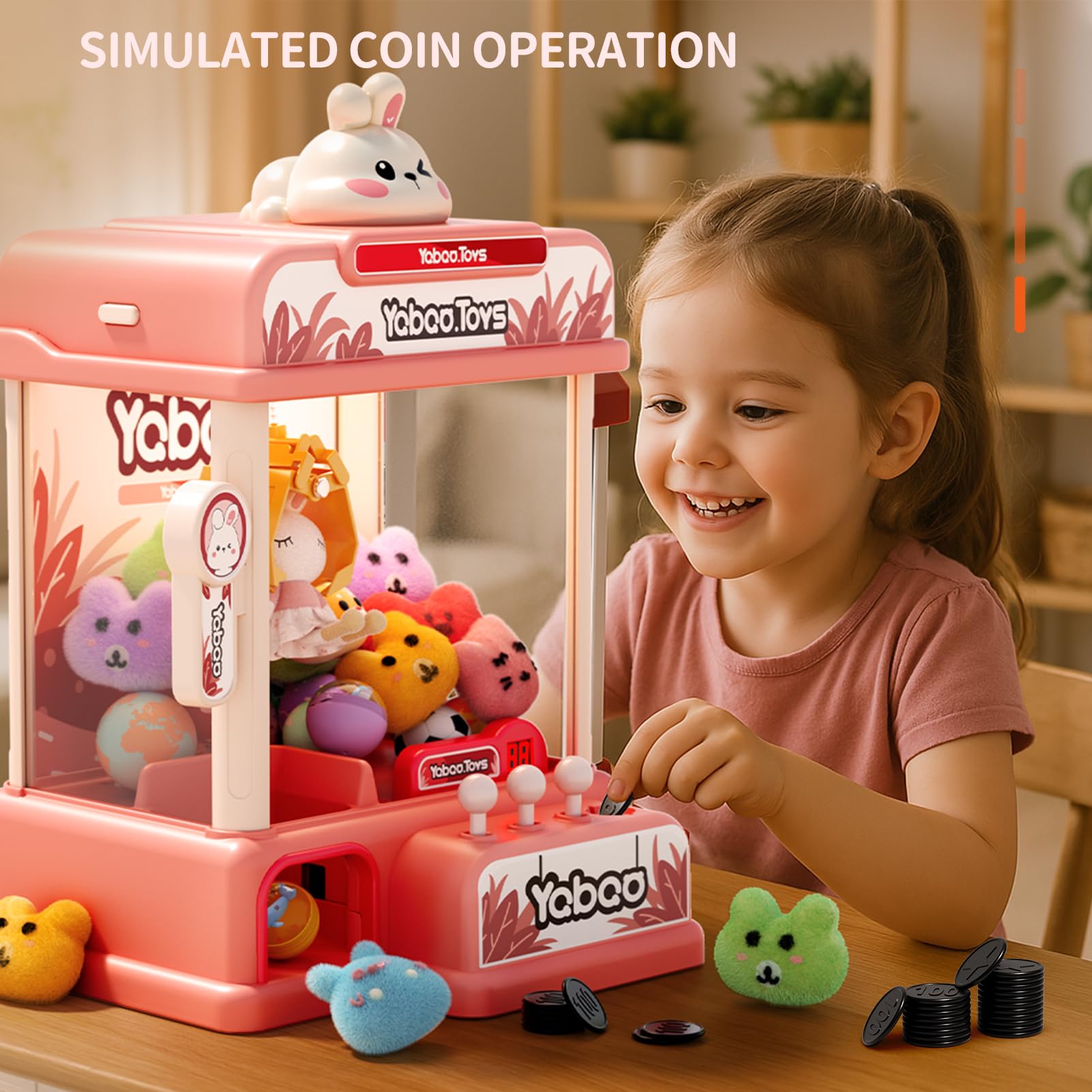 Orange Ocean coin area and coins showing easy access for extended play