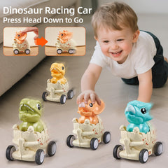 Orange Ocean dino-egg car blends construction and playtime adventures