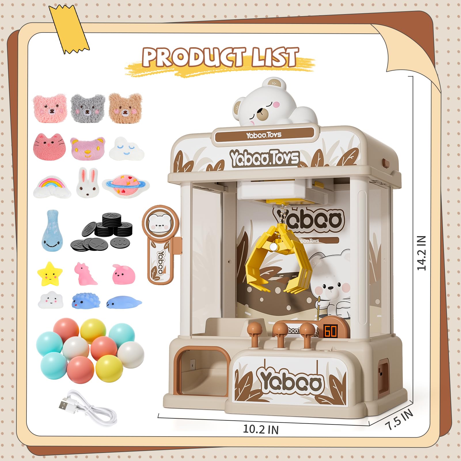 Gift idea for ages 3-8, ideal party centerpiece