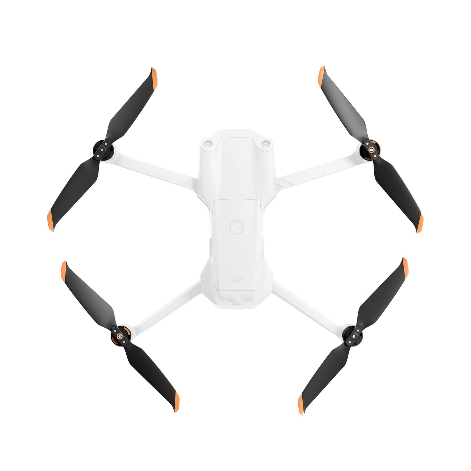 Orange propellers for DJI drones with visible orientation.