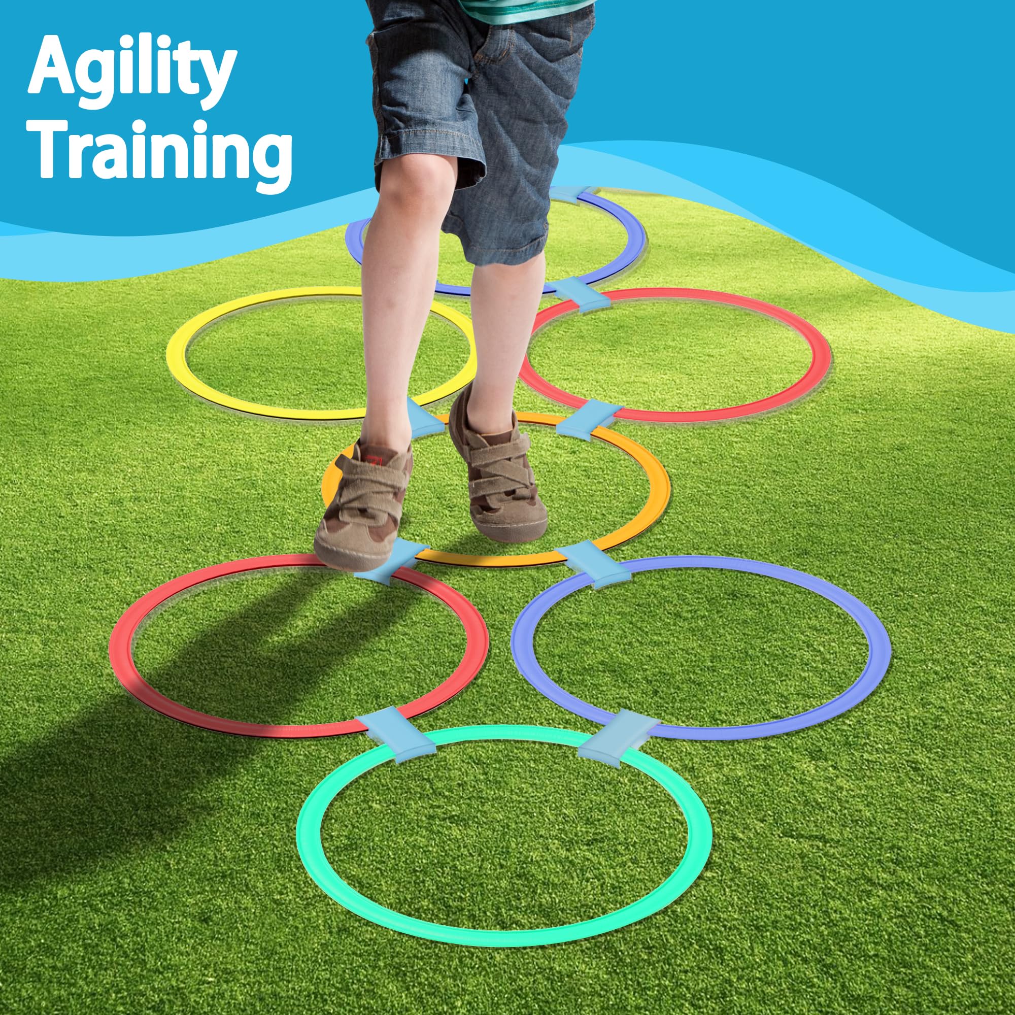 Oranmew Hopscotch assembly image shows quick setup for classrooms