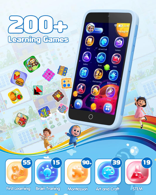 Orantronx kids smart phone rear camera captures playful memories.