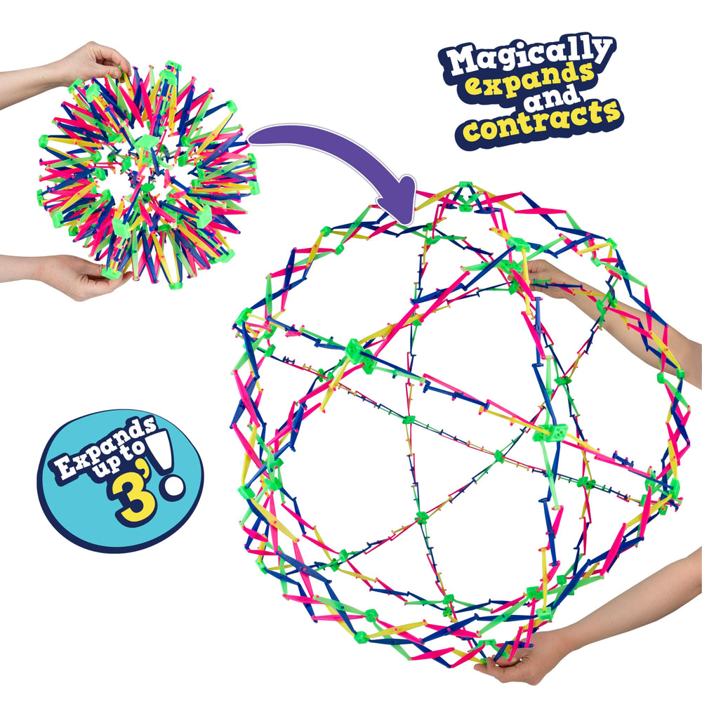 The Orb Factory ORB Curiosities Extreme Expand-A-Ball supports breathing exercises and mindful focus