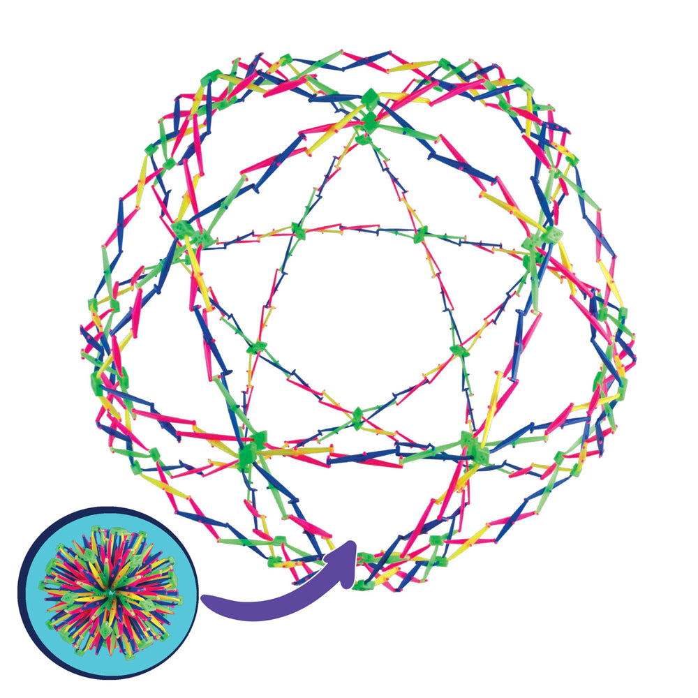 The Orb Factory ORB Curiosities Extreme Expand-A-Ball serves as a classroom calm tool