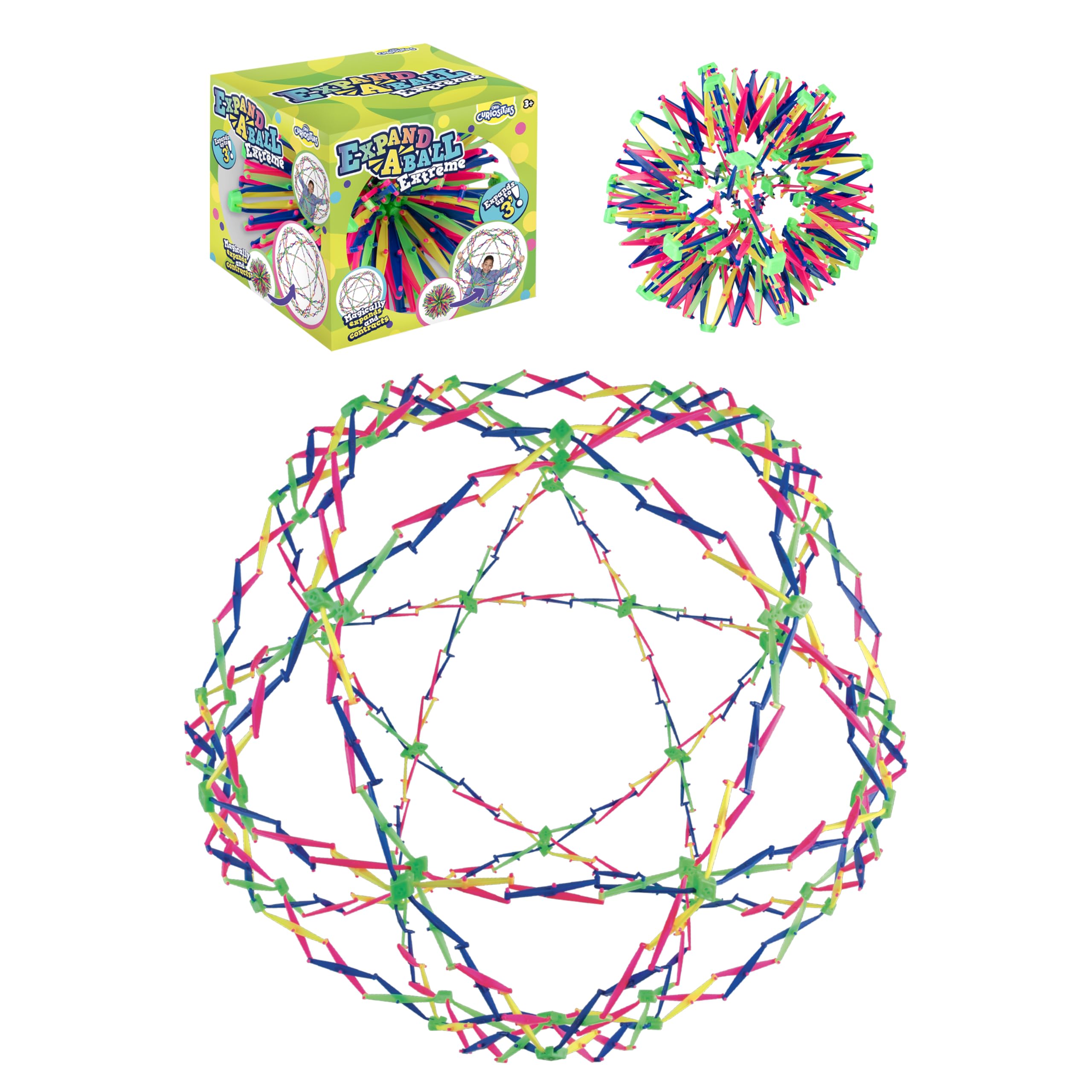 The Orb Factory ORB Curiosities Extreme Expand-A-Ball in giant size, tactile and fun