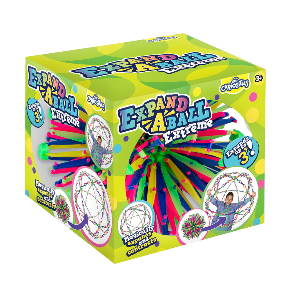 The Orb Factory ORB Curiosities Extreme Expand-A-Ball uses non-toxic materials for safe fun