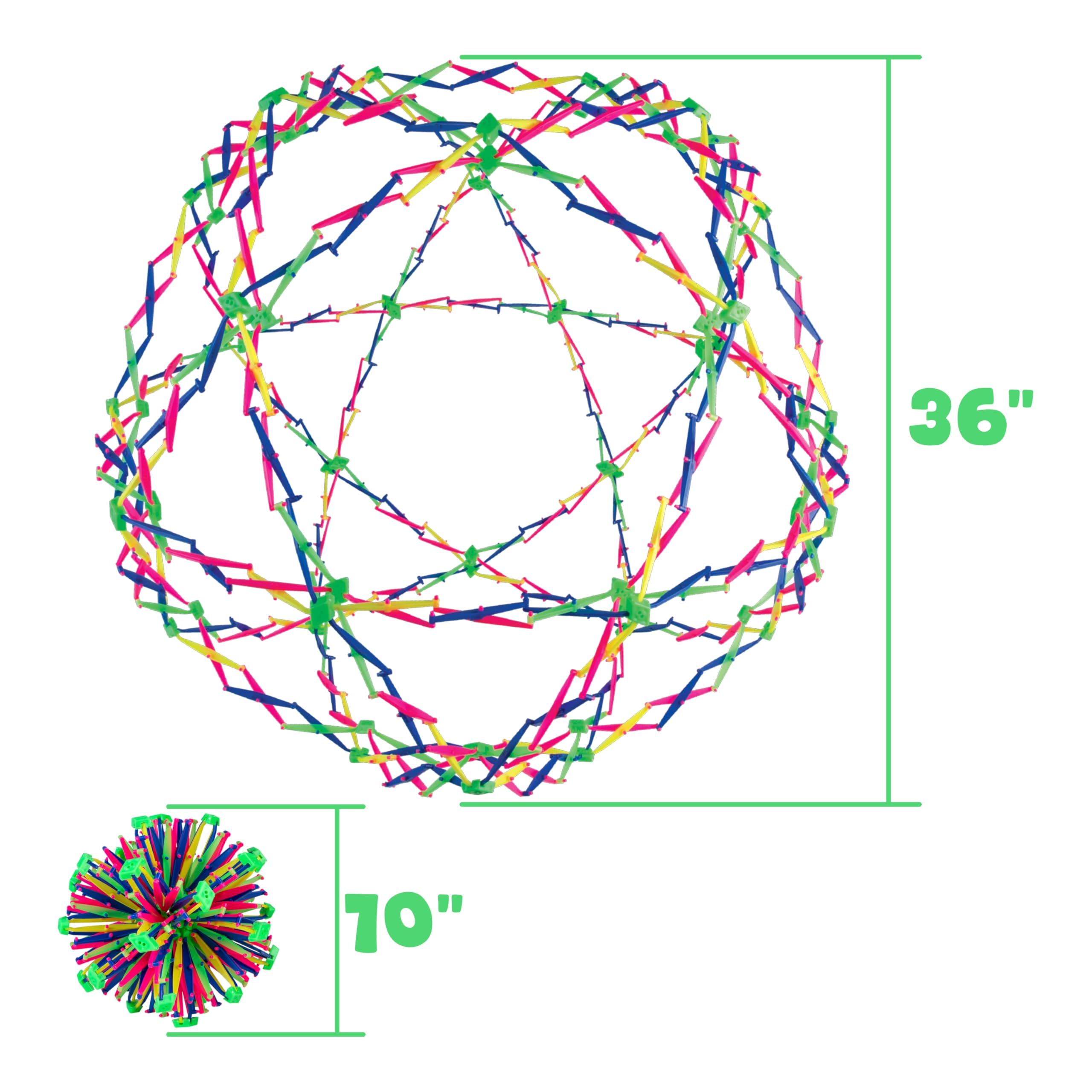 The Orb Factory ORB Curiosities Extreme Expand-A-Ball travels well for on-the-go play