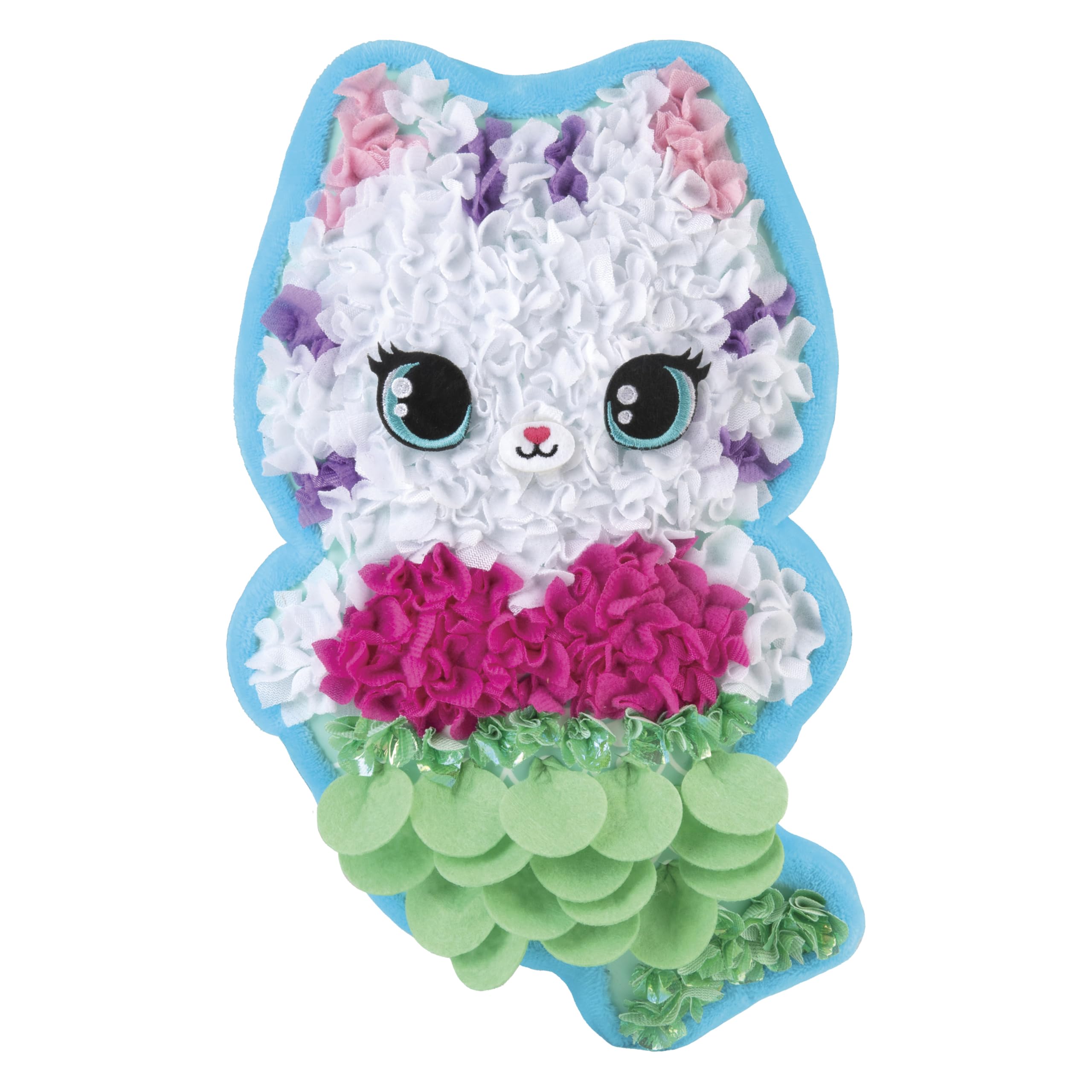 Orb PlushCraft MerCat Pillow contents spread for easy, kid-friendly crafting.