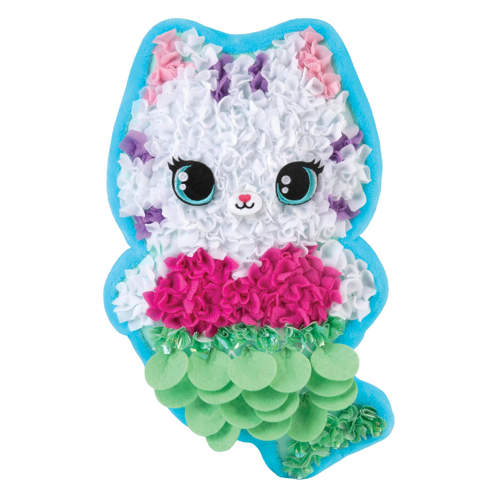 Orb PlushCraft MerCat Pillow contents spread for easy, kid-friendly crafting.