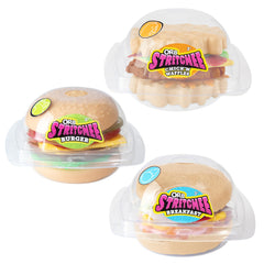 The Orb Factory Secret Menu Original Stretchee Burger offers soft, stretchy tactile play.