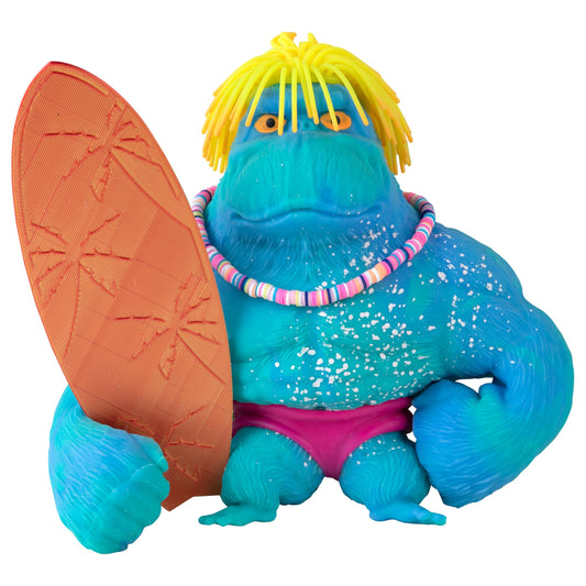 Orb Surfer Dude Funkee Monkee with blue skin, highlighting collectible design and vibrant color