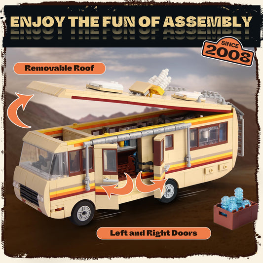 OrbBlaster RVS Break Bad detachable roof for hands-on exploration.