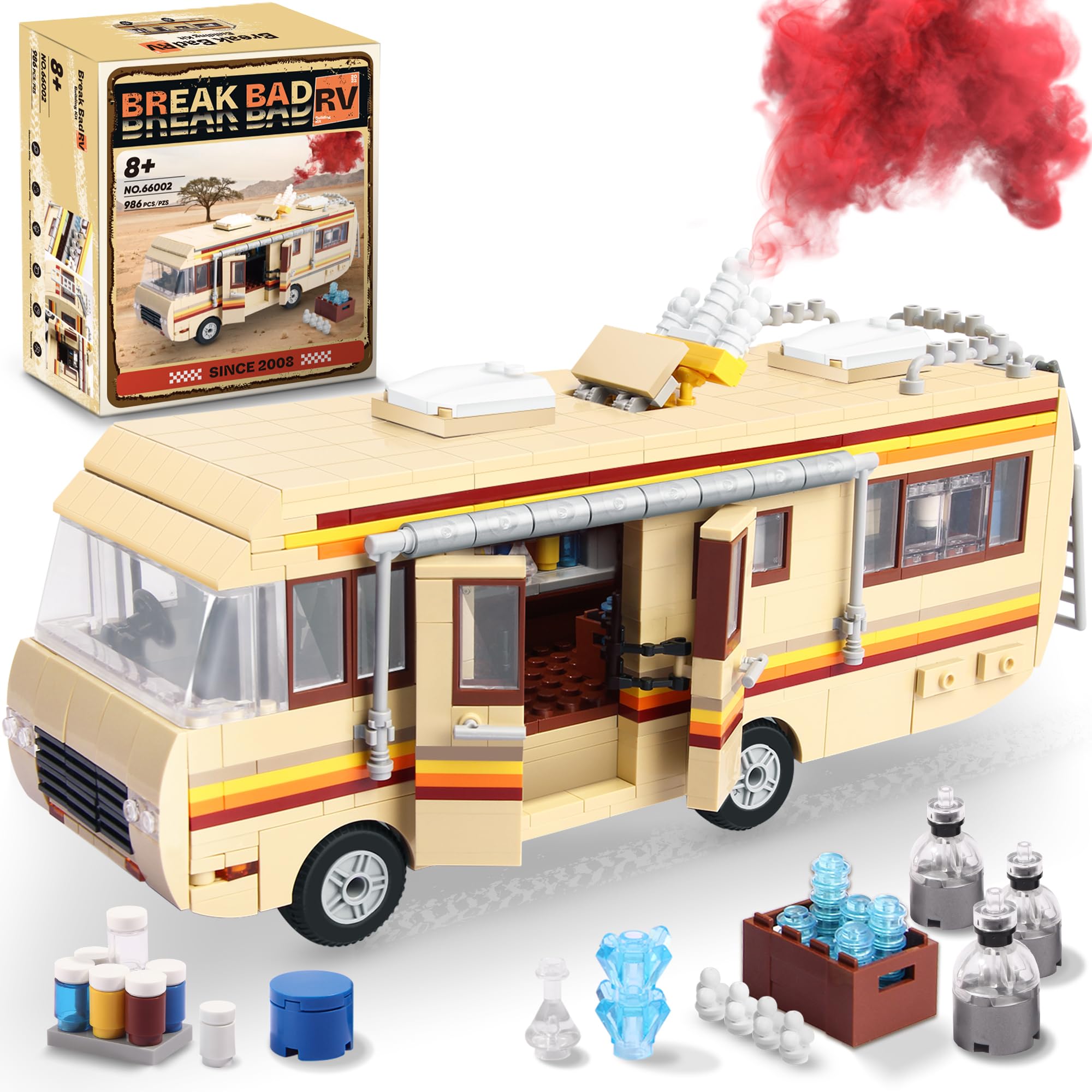 OrbBlaster RVS Break Bad left door detail for authentic display and imaginative play.
