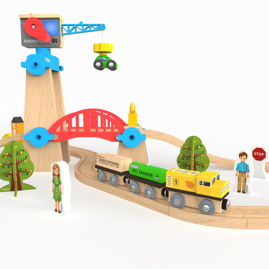 Orbrium Build &amp; Play system tracks showcasing modular expansion for growing creativity