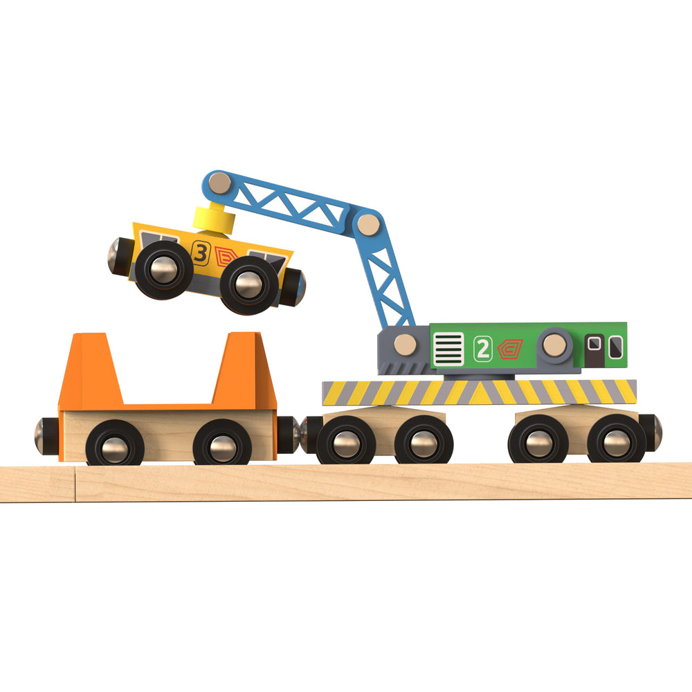 Orbrium engine for imaginative rail play and push-along action.