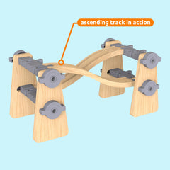 Gift-ready Orbrium train track set for imaginative play