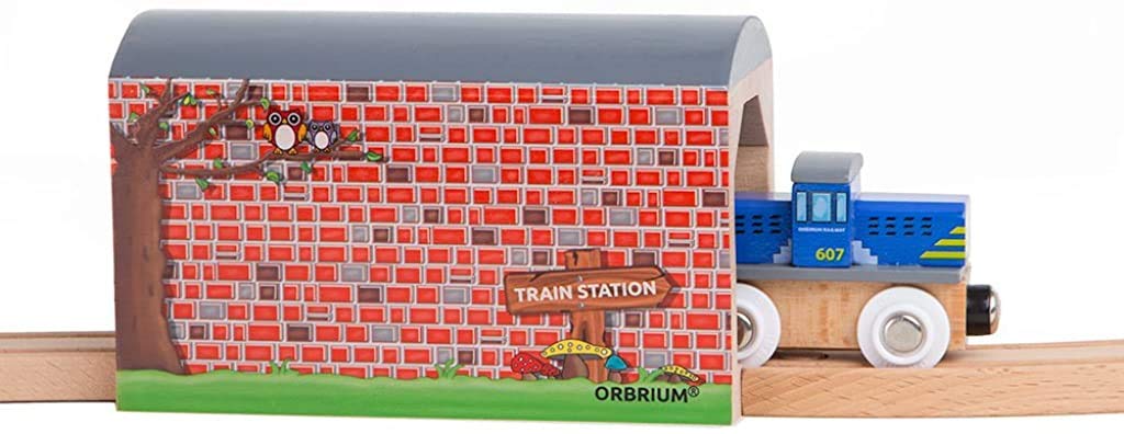 Orbrium large train tunnel for big engines, ideal for imaginative play