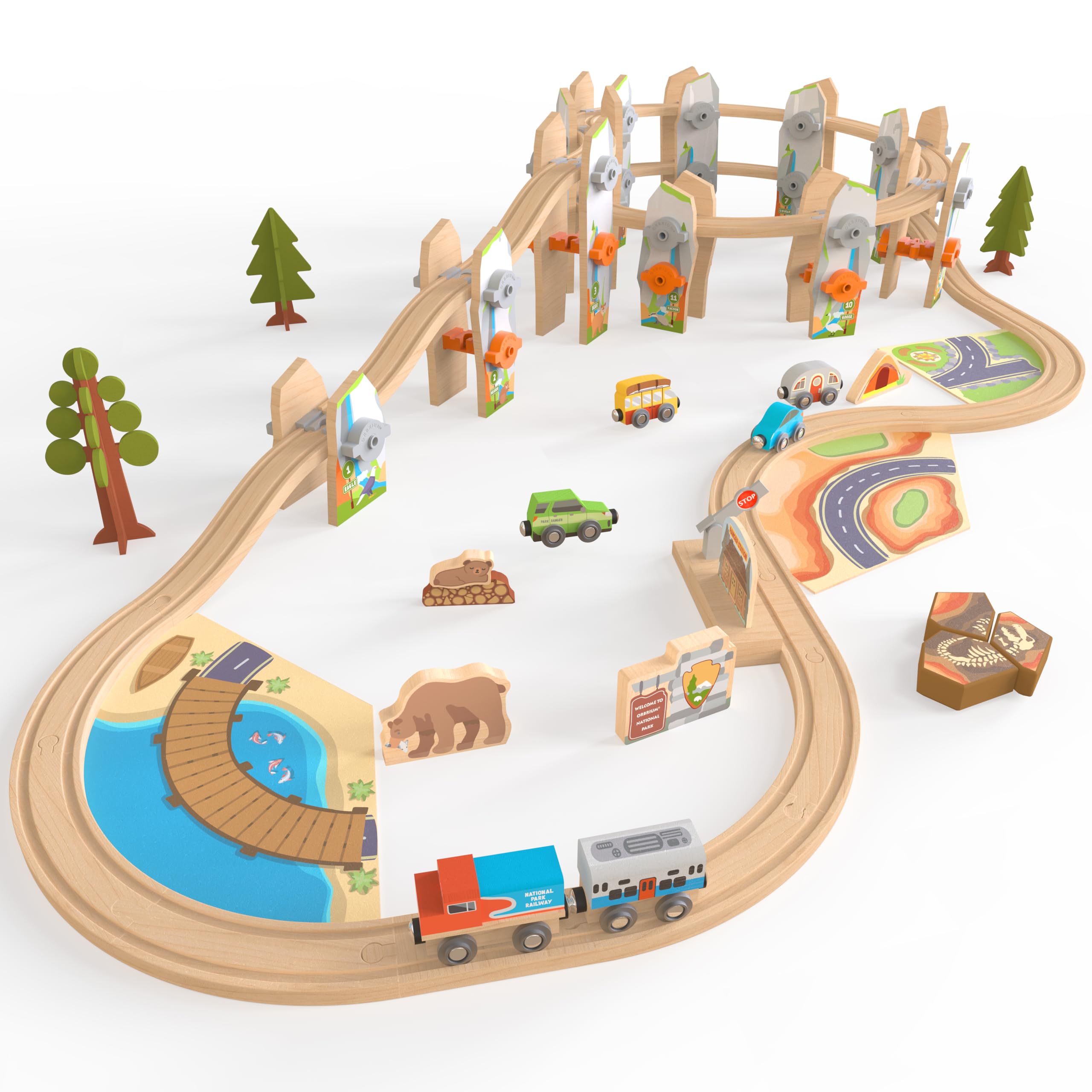 Compatible with Thomas, Brio, and Melissa & Doug for easy expansion.