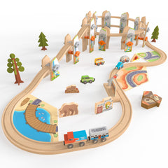 Compatible with Thomas, Brio, and Melissa & Doug for easy expansion.