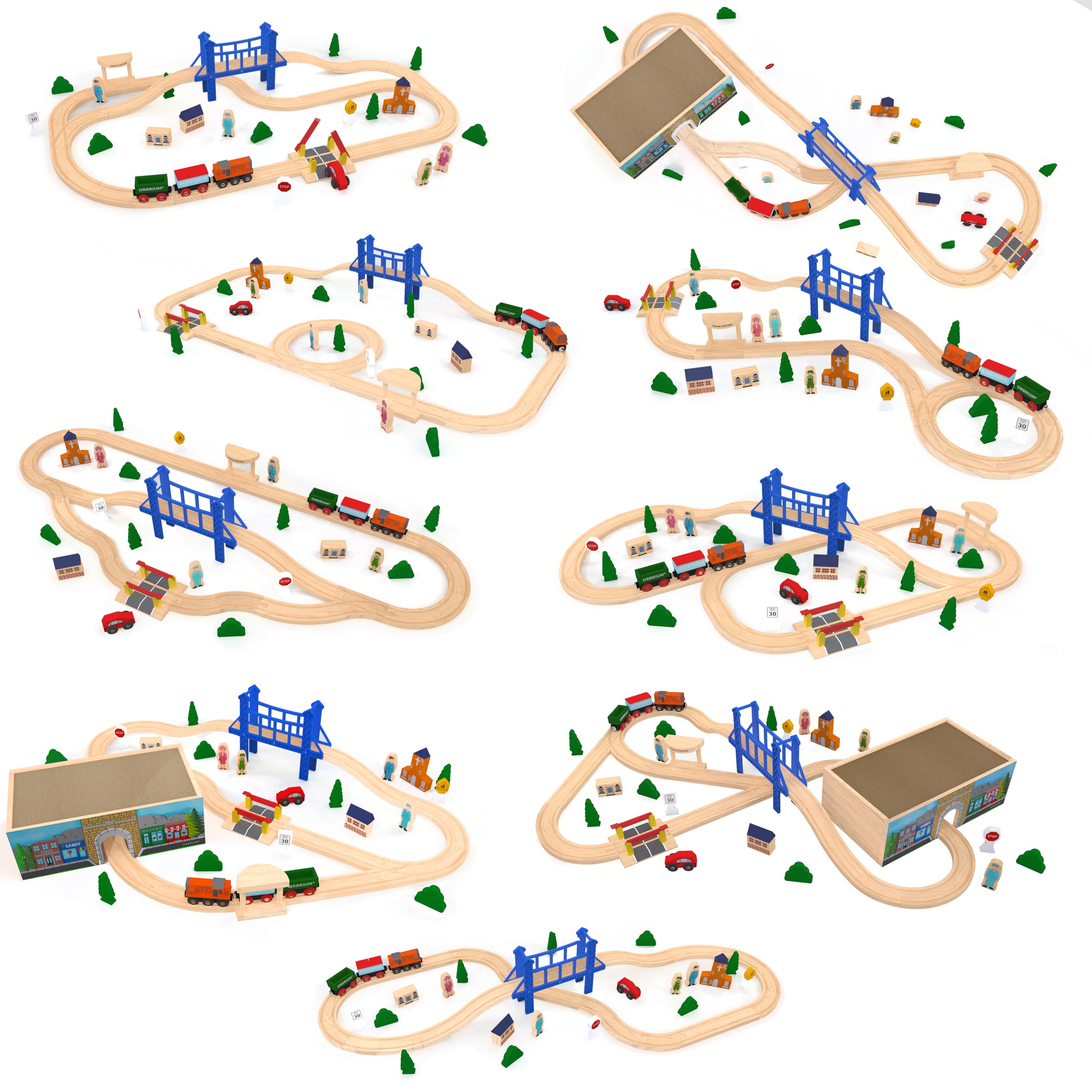 Orbrium beech wood construction with smooth edges ensures safe, durable play