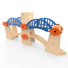 Orbrium ascending tracks introduce height and ramp play.