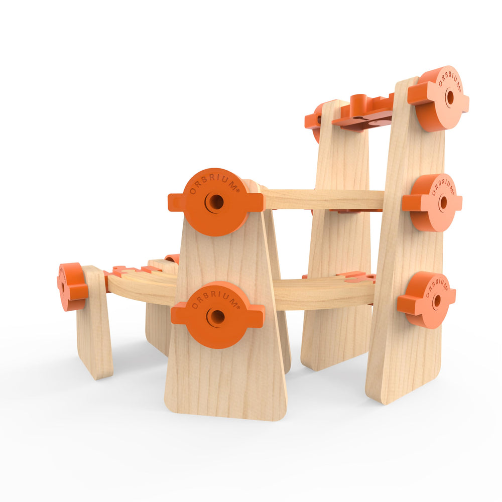 Orbrium assembly showcases the modular Build & Play system setup.