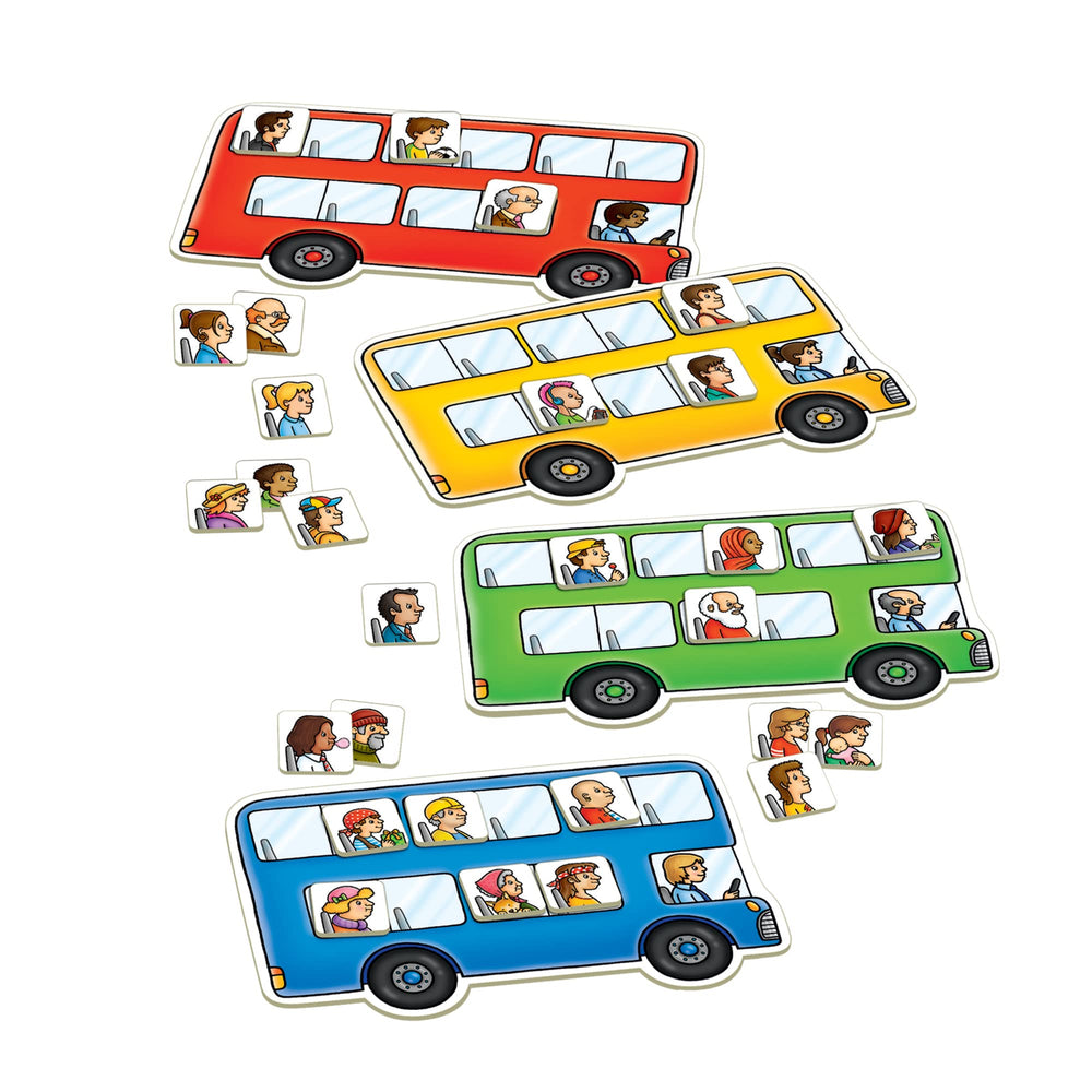 Orchard Toys Bus Stop spinner and dice for dynamic gameplay