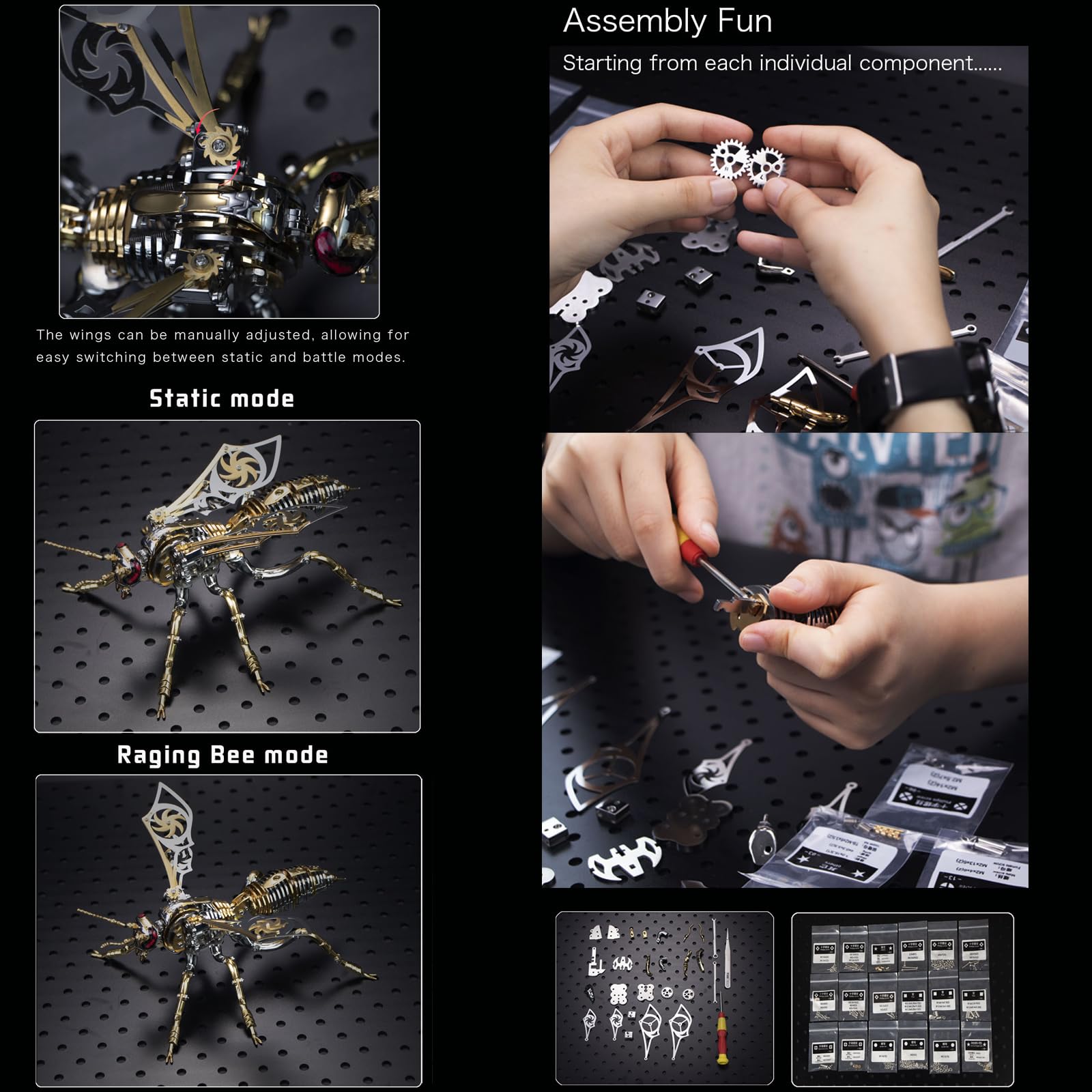 OreilleStar Wasp assembly instructions: clear guidance to progress at your own pace.