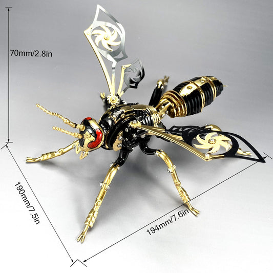 OreilleStar Wasp trunk and wings: smooth surfaces enable satisfying fits.