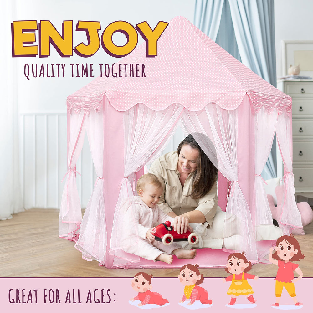 ORIAN roomy playtent provides ample space for multiple children.