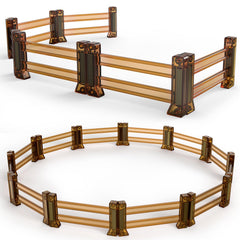 Oriate Farm Animals Fences 18pcs magnets create safe, imaginative enclosures for kids.