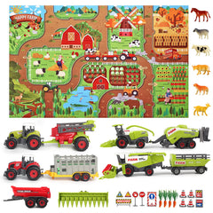 Oriate farm tractor set animals figures add friendly farm companions to story scenes