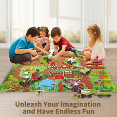 Oriate Kids Dream Mat Dinosaur pattern inspires creative pretend play.