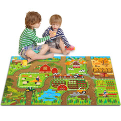 Oriate Kids Dream Mat Happy Farm pattern for imaginative farm play.