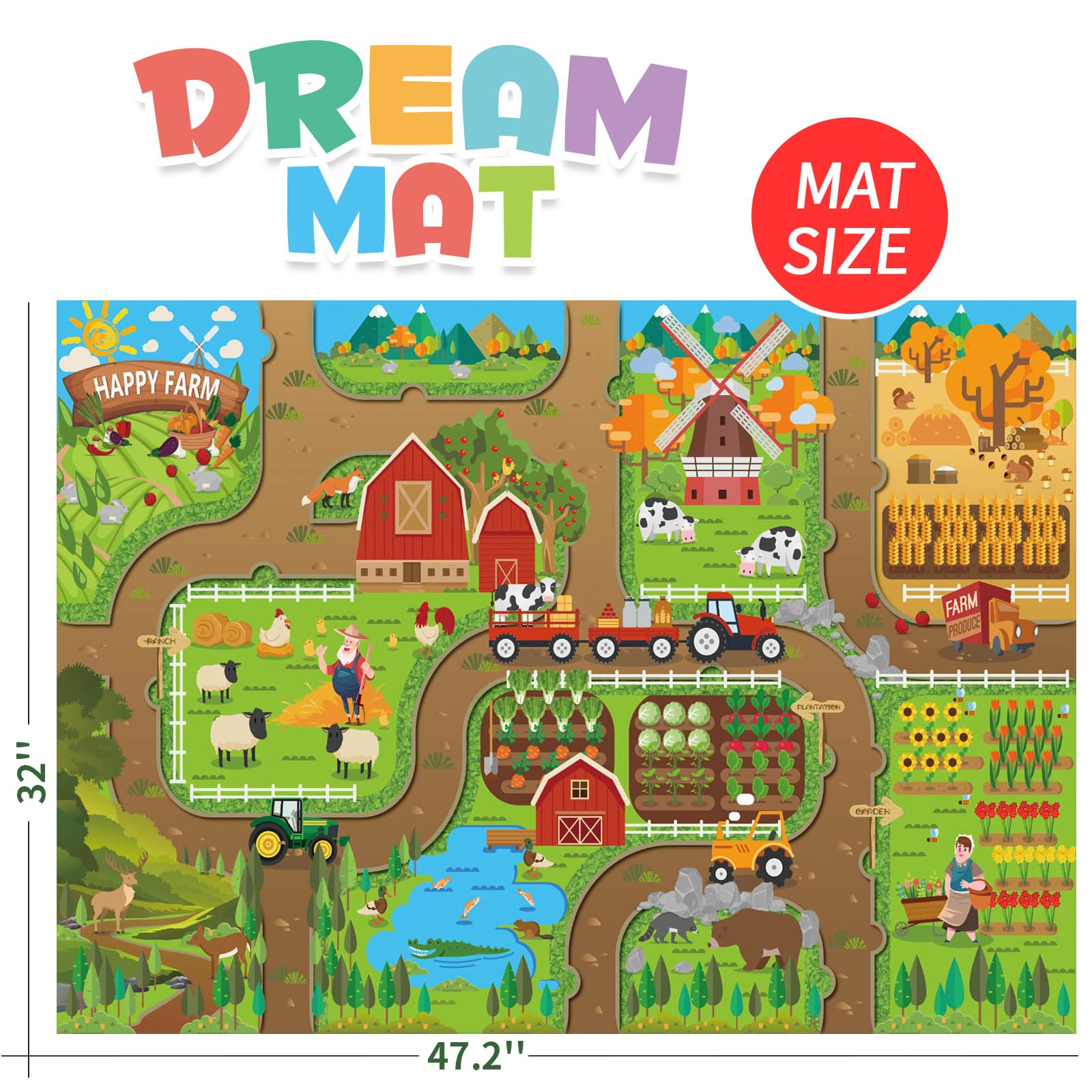 Oriate Kids Dream Mat Modern City pattern for role-play adventures.