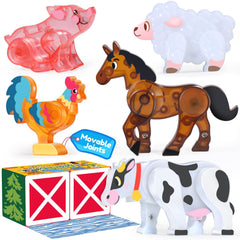 Oriate chicken magnetic figurine for imaginative farm play.