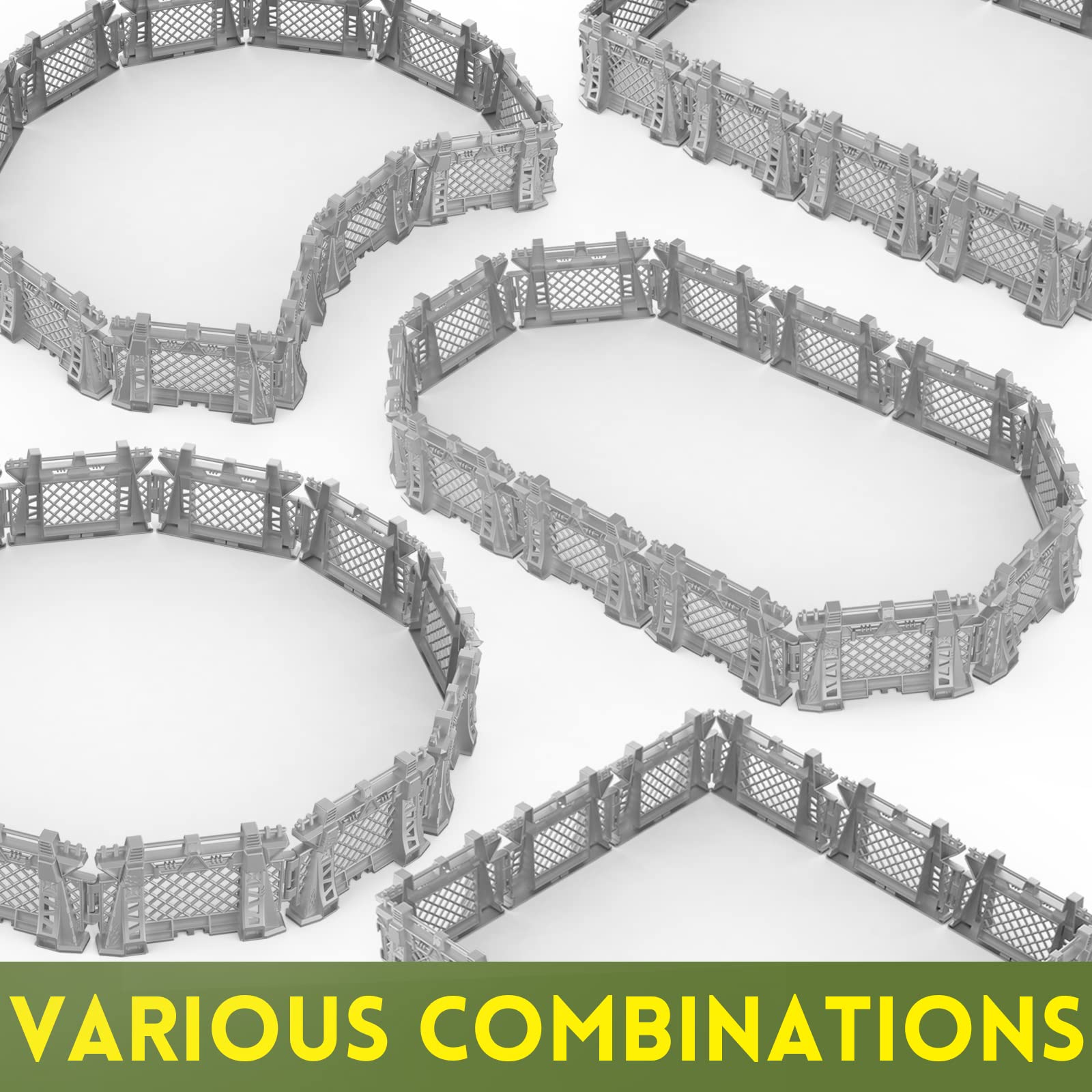 Oriate versatile dino fence supports training, chase, and capture games.