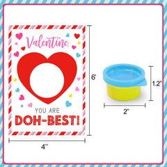 Classroom valentines exchange setup featuring ORIENTAL CHERRY