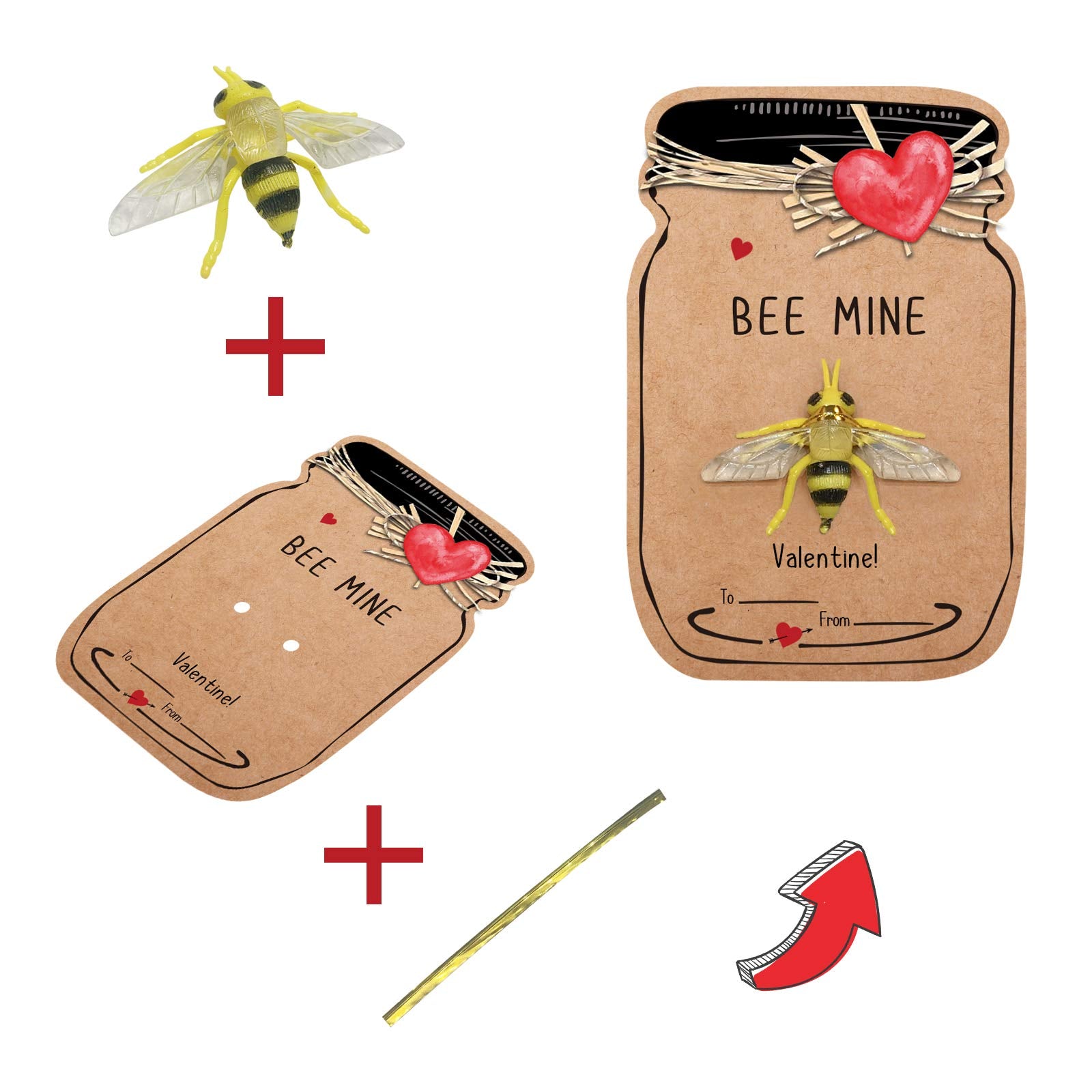 Classroom-friendly Valentines by Oriental Cherry with six bug designs.