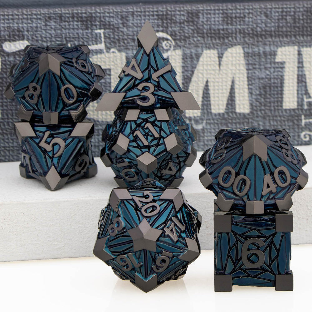 ORIFANTOU metal box; protects dice and simplifies transport.