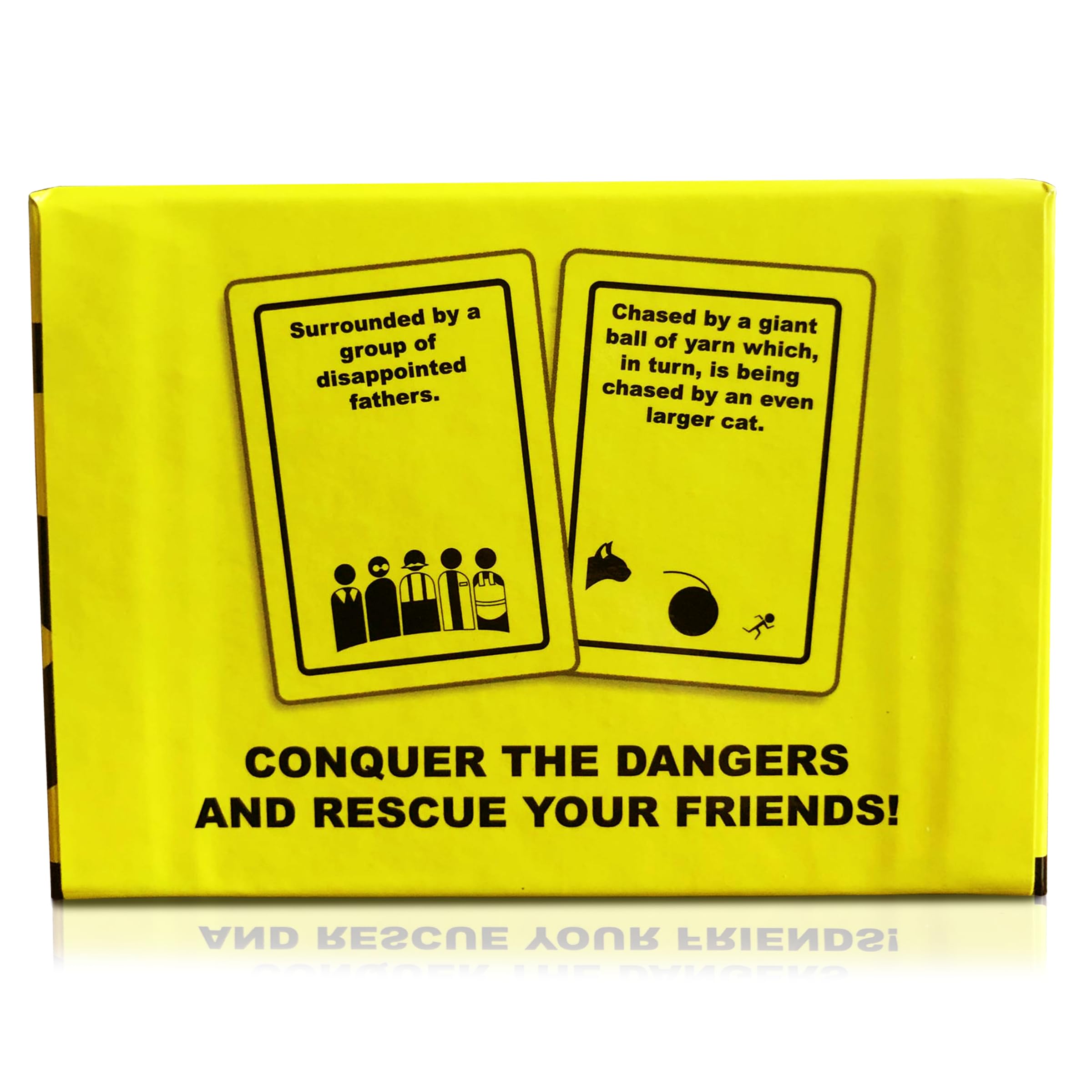 Danger cards spread during play for tense rescue ideas