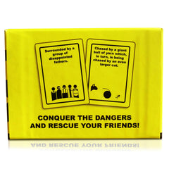Danger cards spread during play for tense rescue ideas