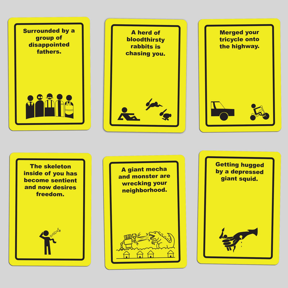 Tool cards highlighting practical items for rescuing scenarios