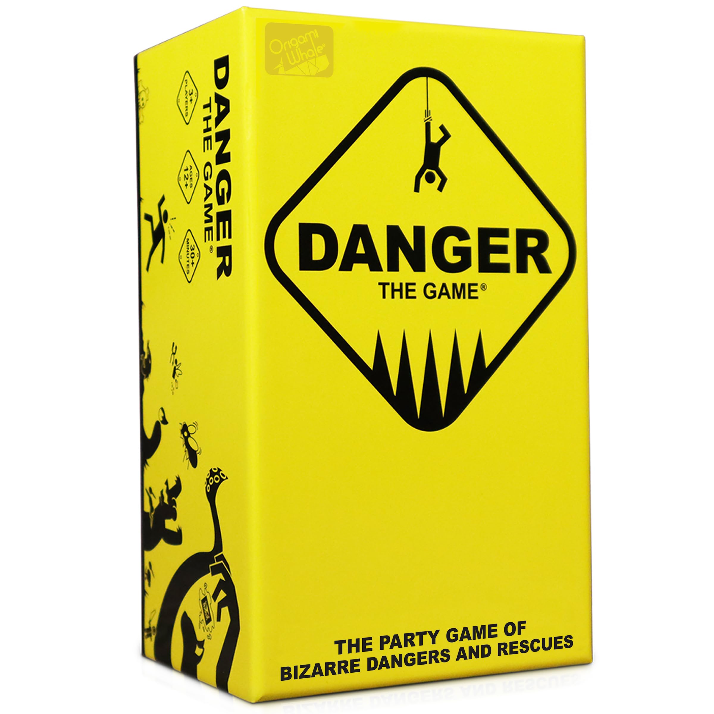 Origami Whale Danger The Game cover art inviting family game night