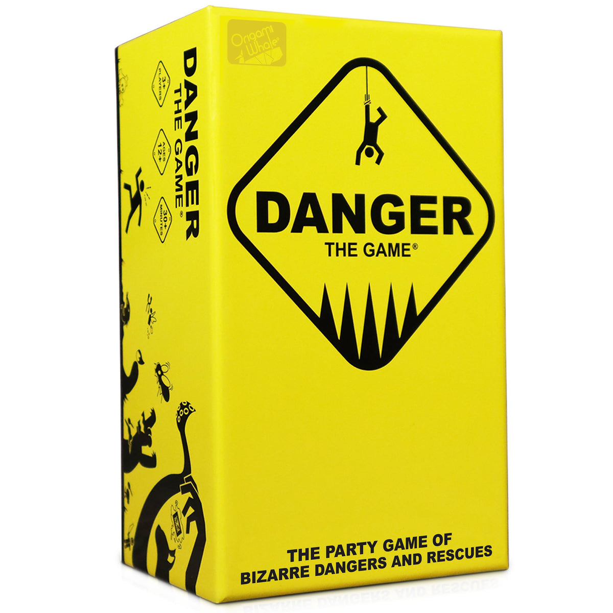 Origami Whale Danger The Game cover art inviting family game night