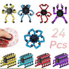 Original Ecology 24-pack transformable fidget spinners ready for play and display.