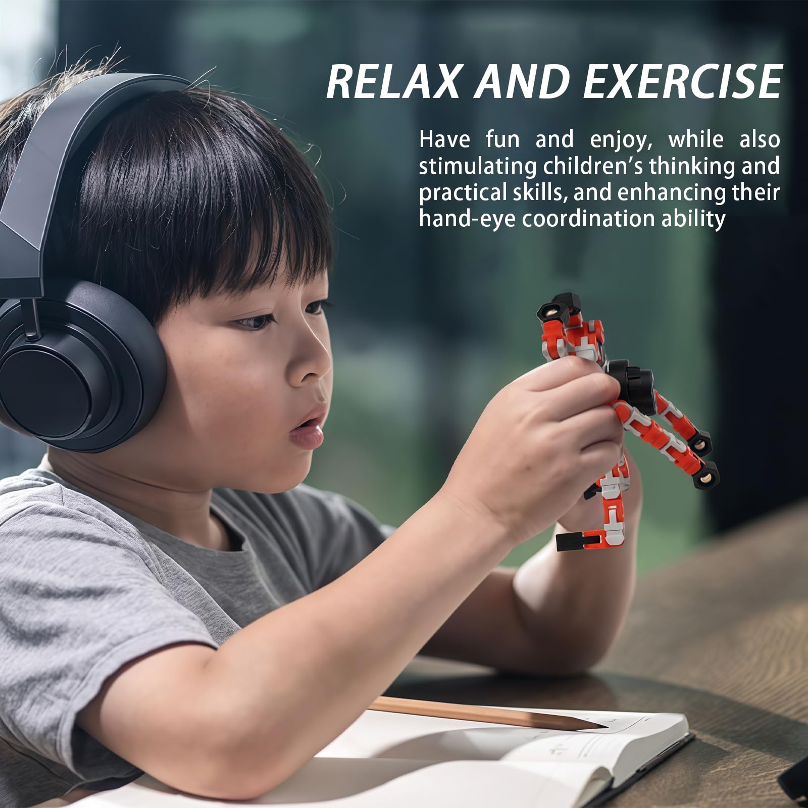 Original Ecology fidget spinner offers sensory stress relief during busy days.