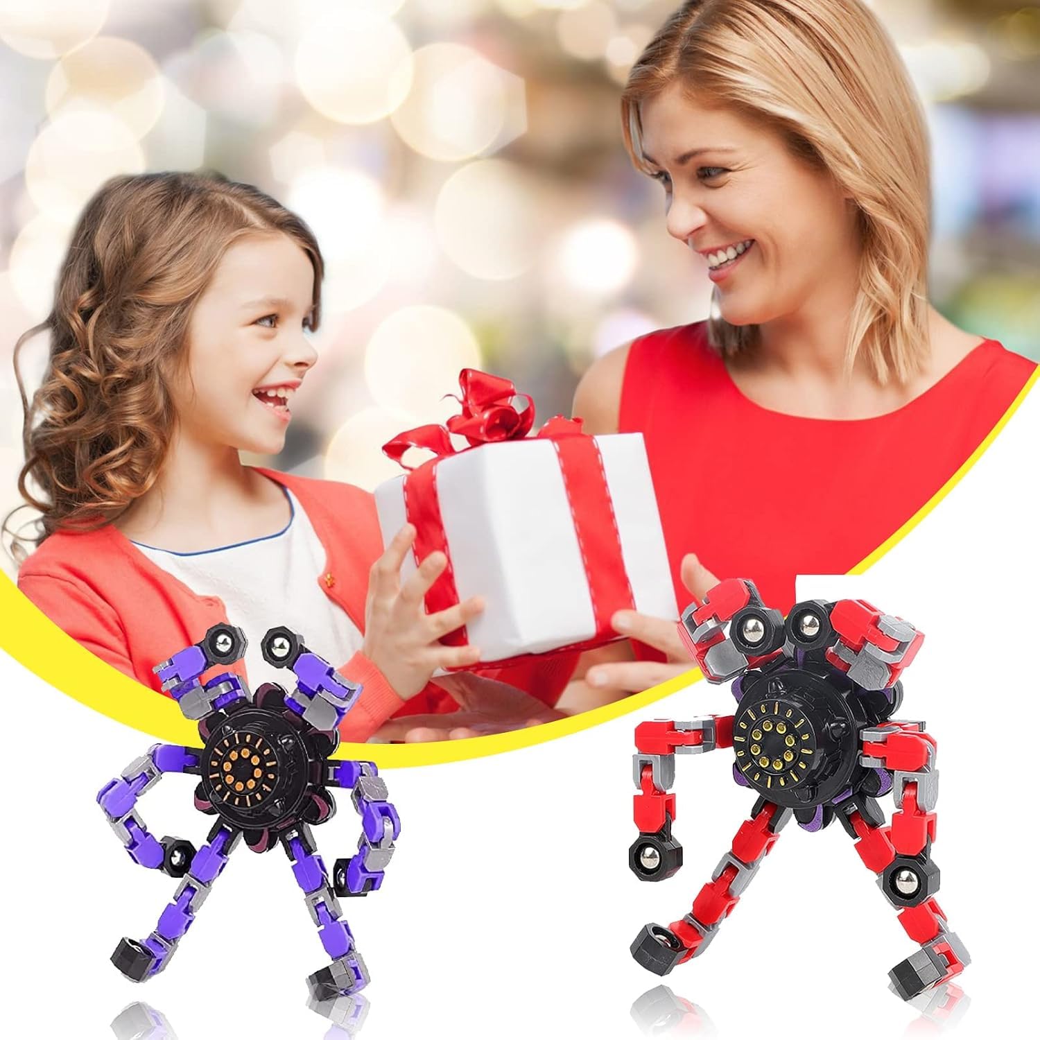 Original Ecology gift-pack fidget spinners ideal for parties and gifts.